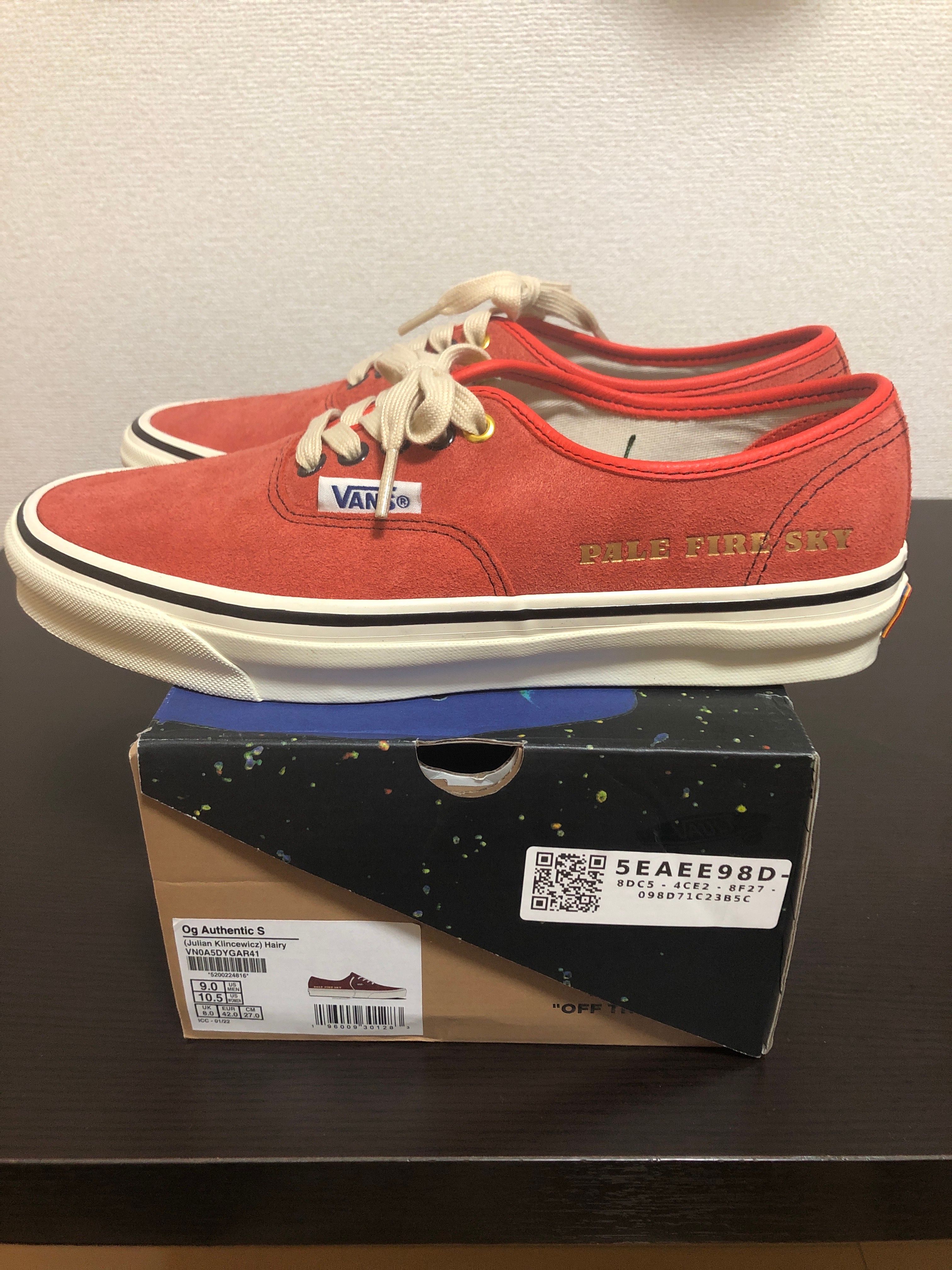 Vans Vault × Julian Klincewicz OG Authentic SP LX "Hairy Suede & Cherry Tomato"