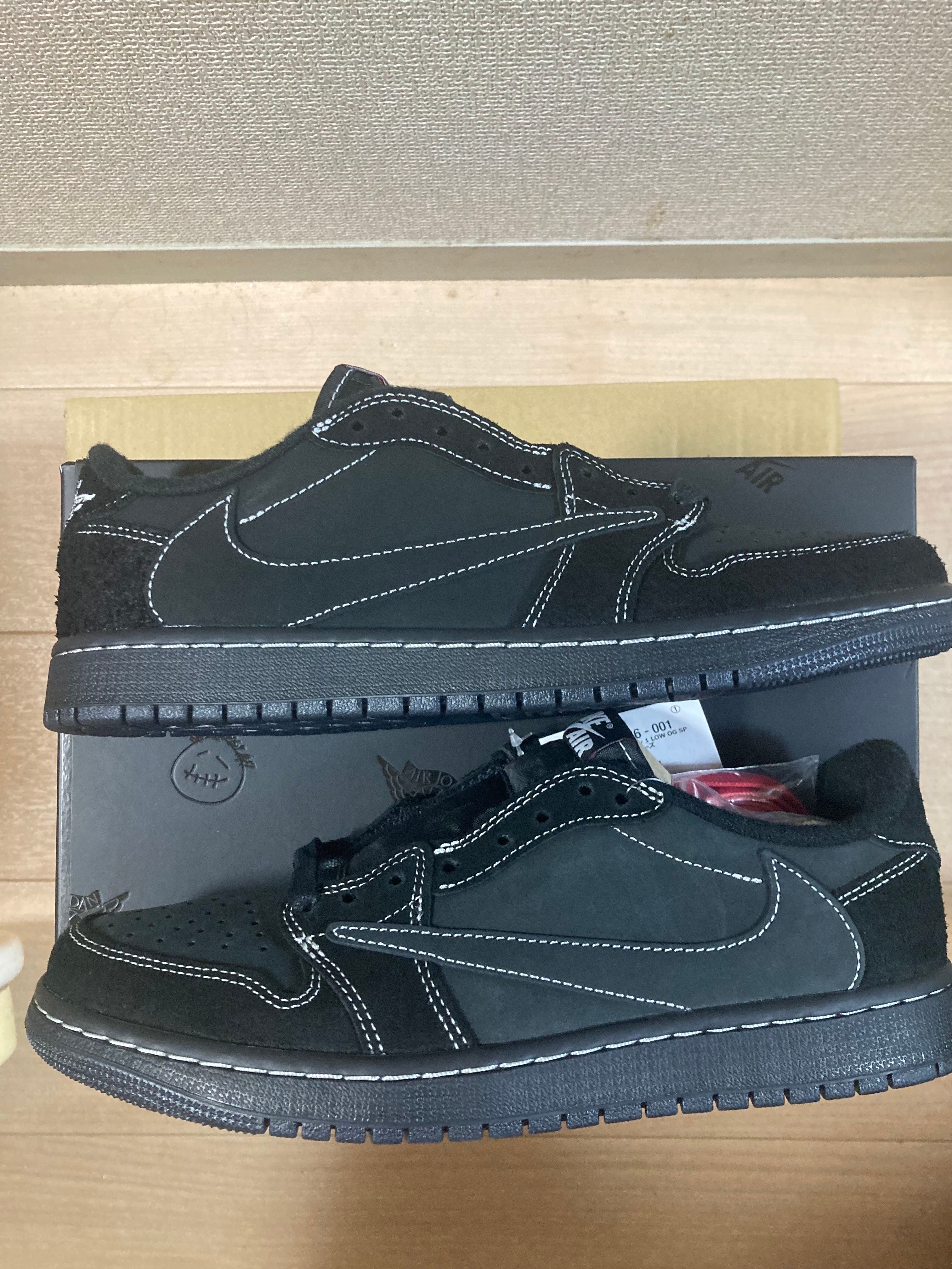 Travis Scott × Nike Air Jordan 1 Low OG SP "Black Phantom"