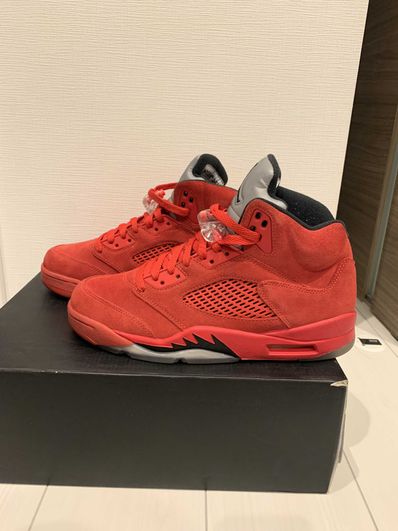 Nike Air Jordan 5 Ratro "Red Suede"