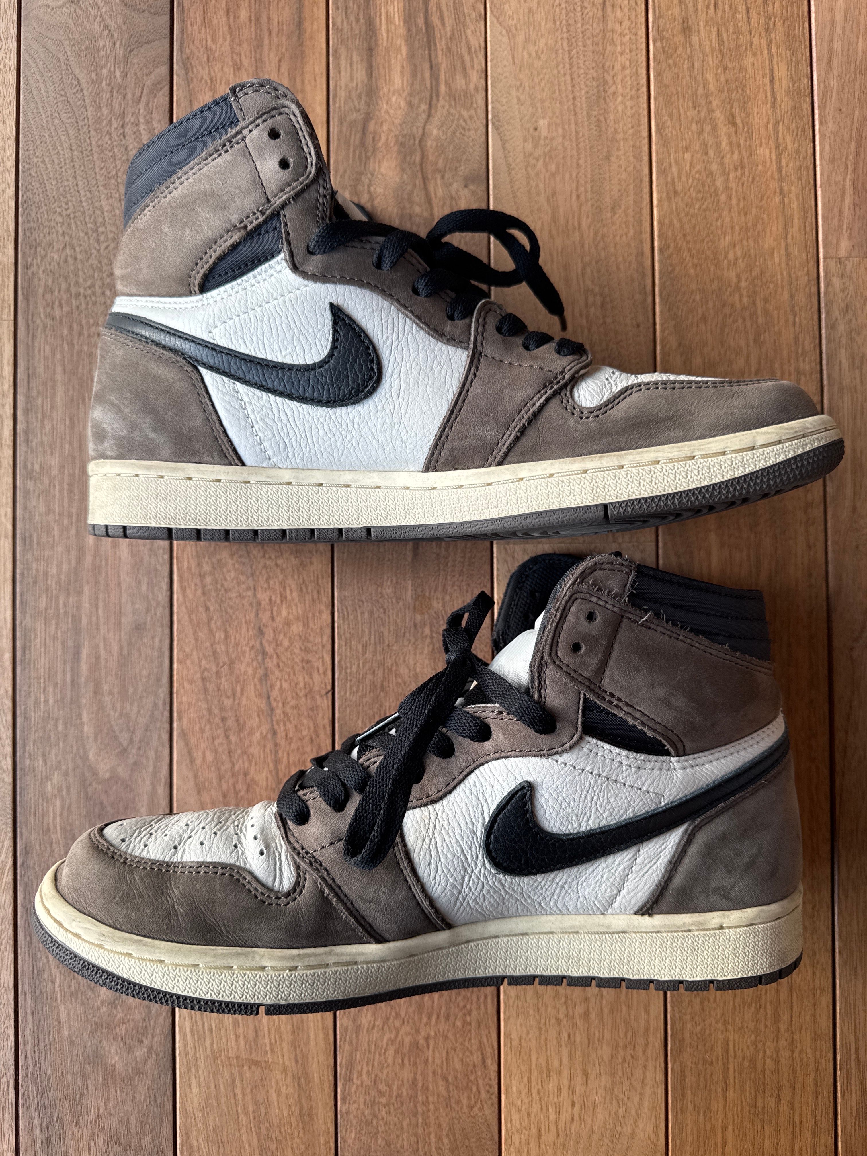 Travis Scott × Nike Air Jordan 1 Retro High OG TS SP "Sail/Dark Mocha"