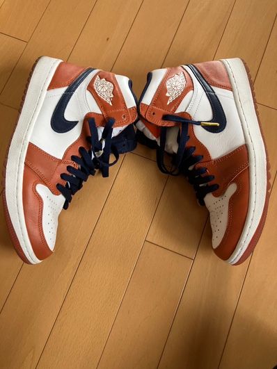 Eastside Golf × Nike Air Jordan 1 High Golf "Burnt Sunrise/Midnight Navy"