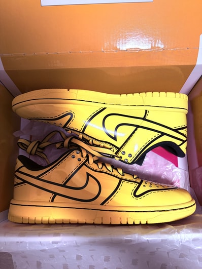 LEGO × Nike GS Dunk Low "Tour Yellow"