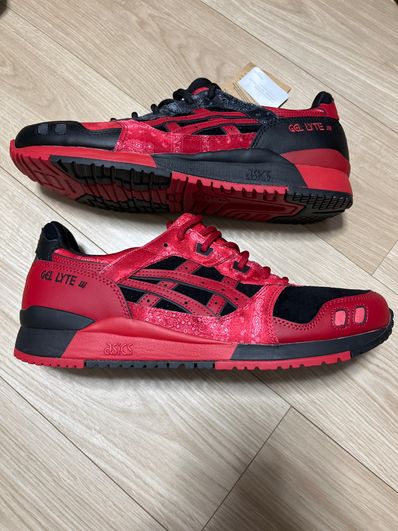 Red Spider × Asics Gel-Lyte 3 "Red/Black"