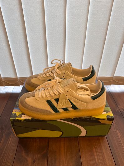 Ronnie Fieg × Clarks × adidas Samba "White/Green"