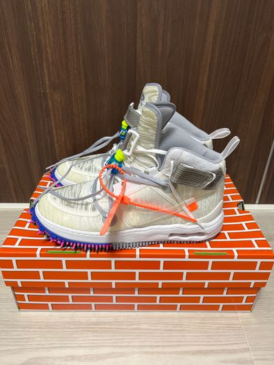 Off-White × Nike Air Force 1 Mid "White"