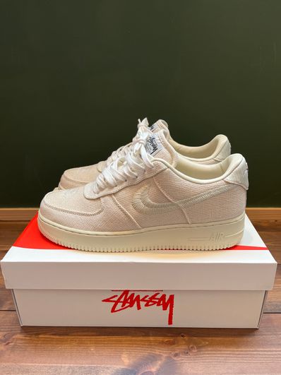 Stussy × Nike Air Force 1 Low "Fossil Stone"