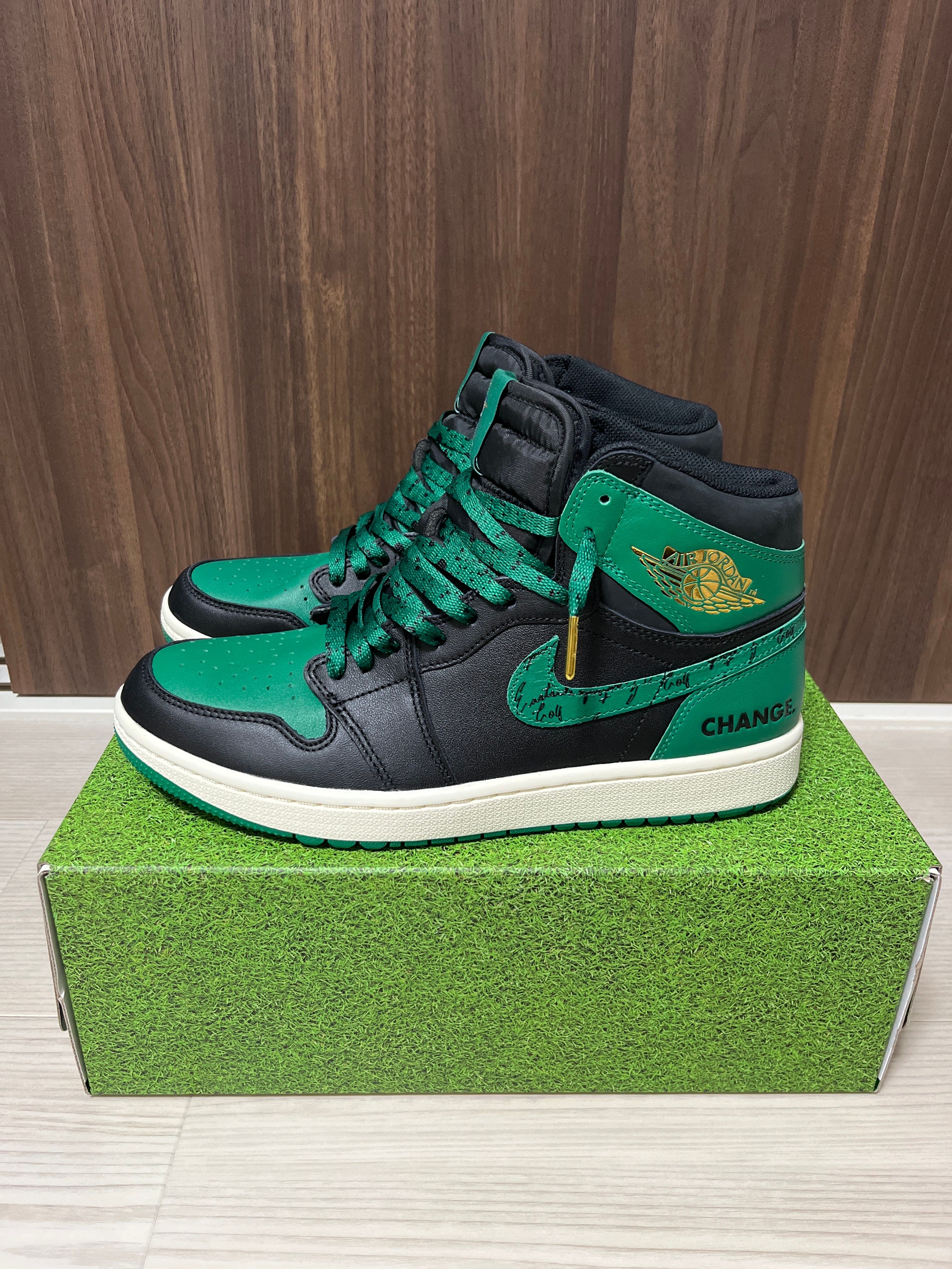 Eastside Golf × Nike Air Jordan 1 High Golf "Black/Malachite/1961"