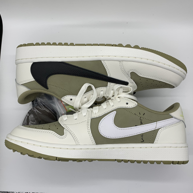 Travis Scott × Nike Air Jordan 1 Low Golf NRG "Neutral Olive"