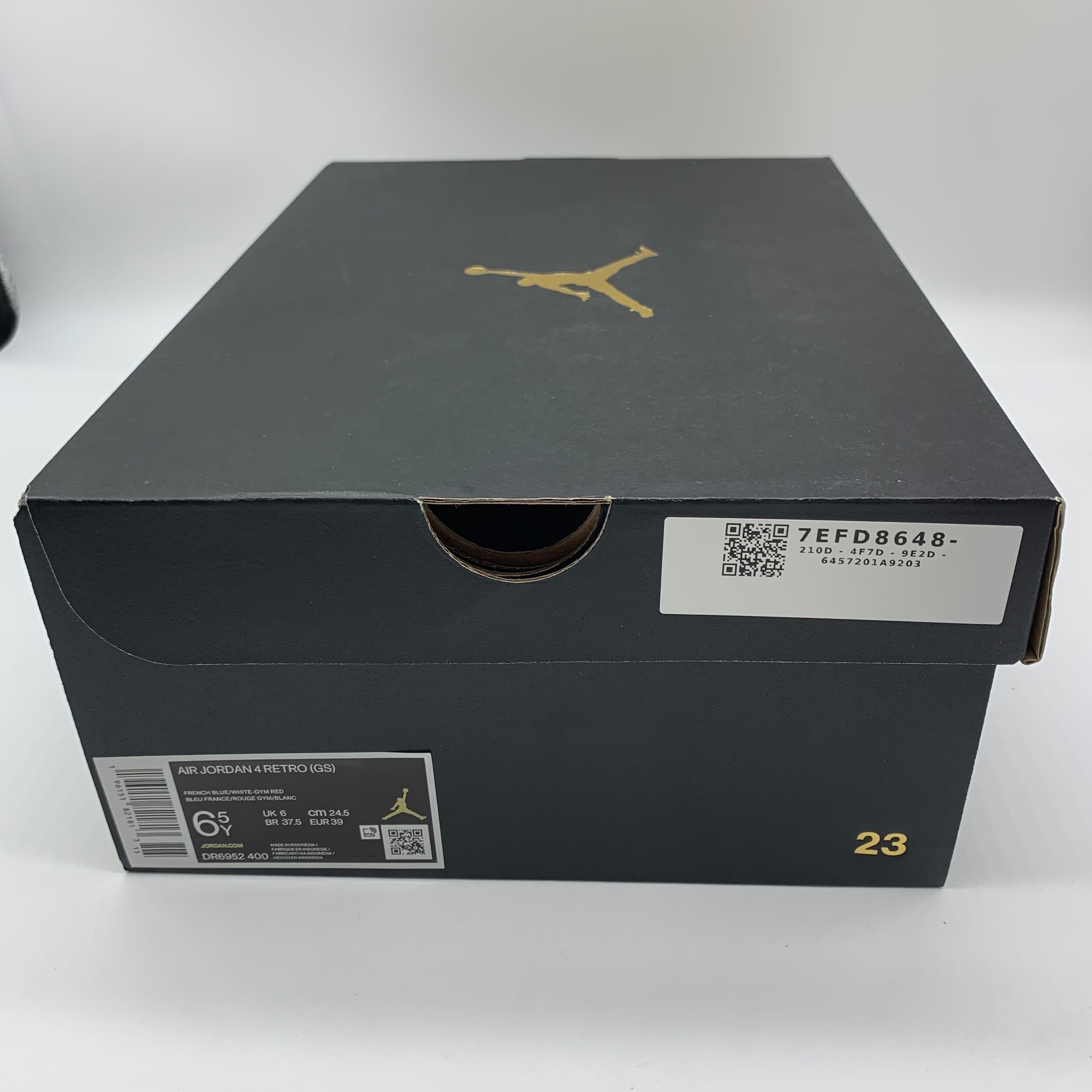 ナイキ GS エアジョーダン4 "フレンチ ブルー"