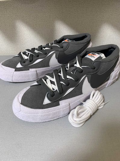 Sacai × Nike Blazer Low "Iron Grey"