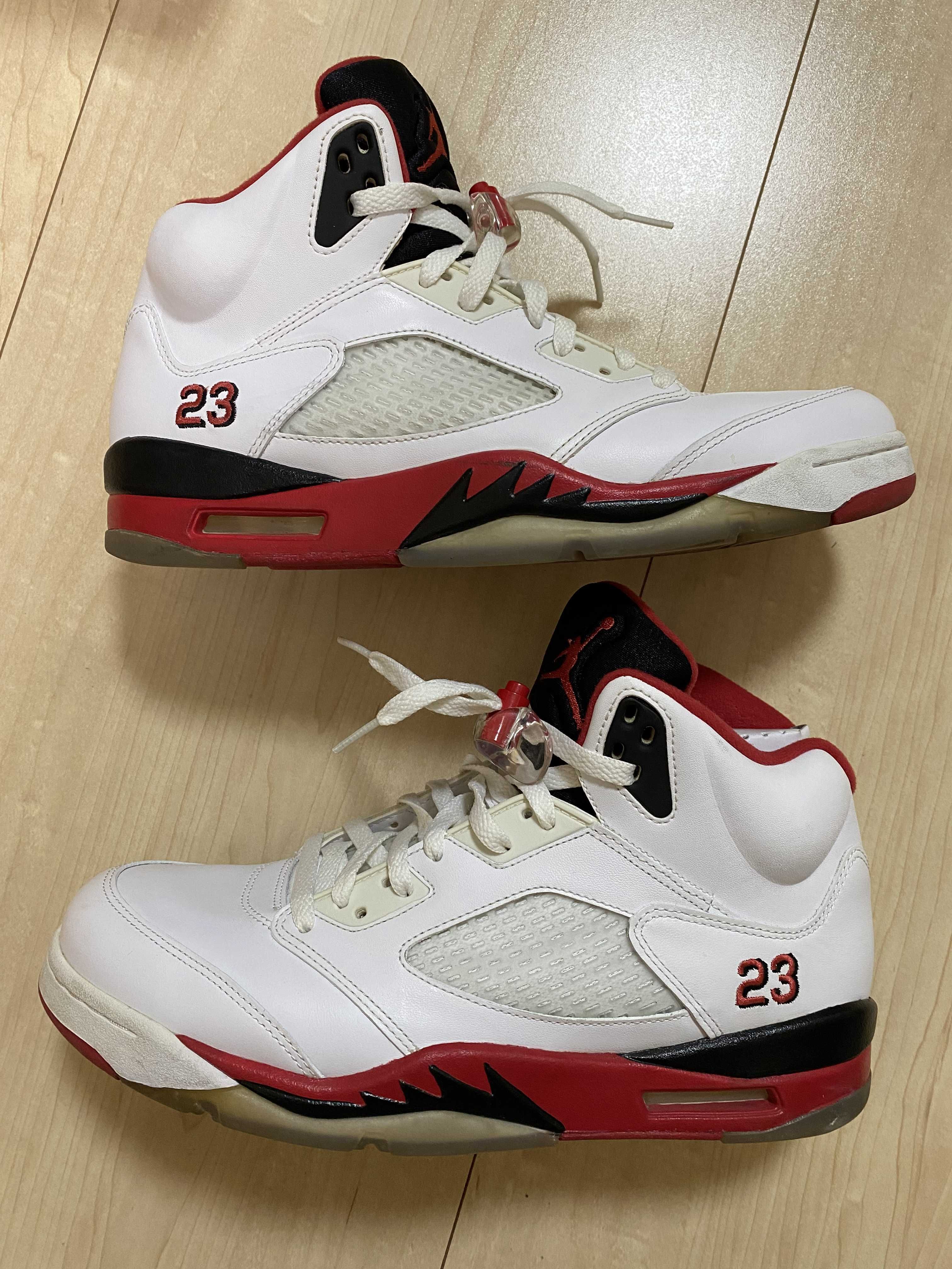 Nike Air Jordan 5 Retro "Fire Red/Black Tongue" (2013)