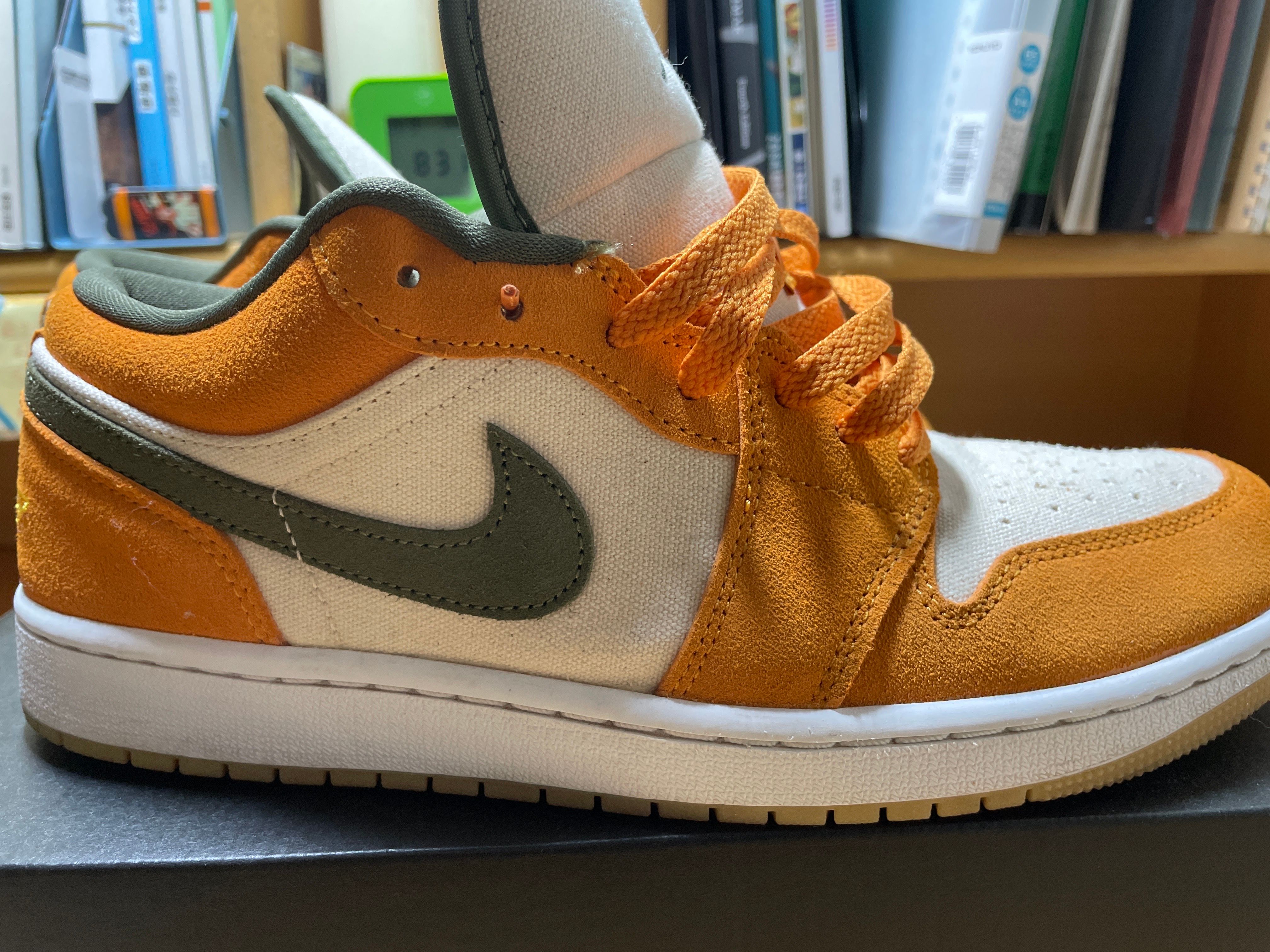 Nike Air Jordan 1 Low "Light Curry/Medium Olive"