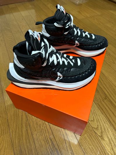 Jean-Paul Gaultier × sacai × Nike Vapor Waffle "Black/Black-White"