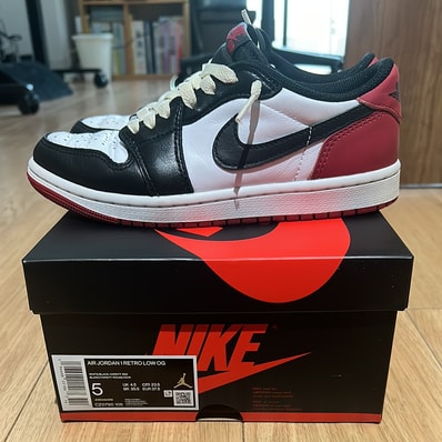 Nike Air Jordan 1 Retro Low OG "Black Toe"