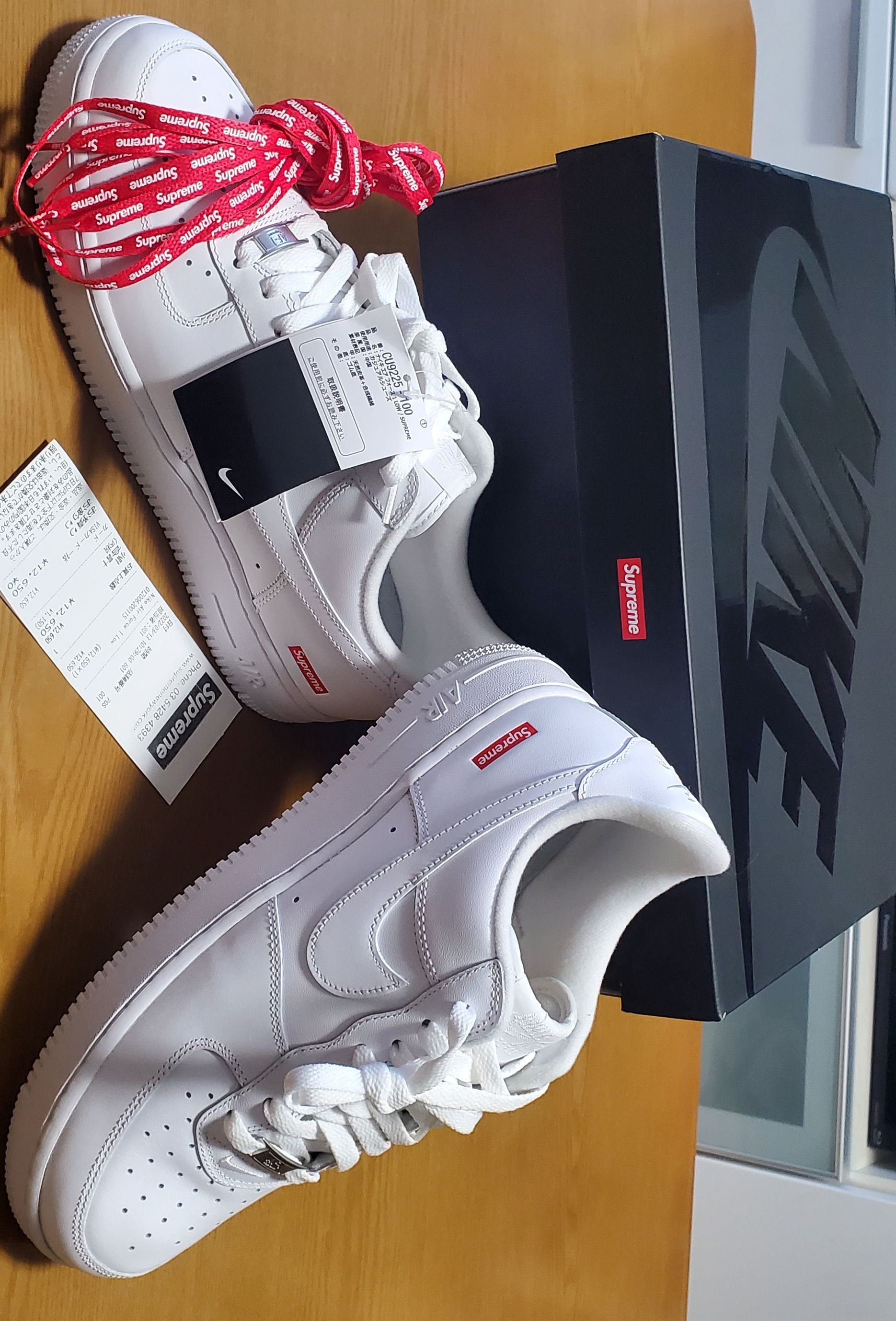 Supreme × Nike Air Force 1 Low "White"