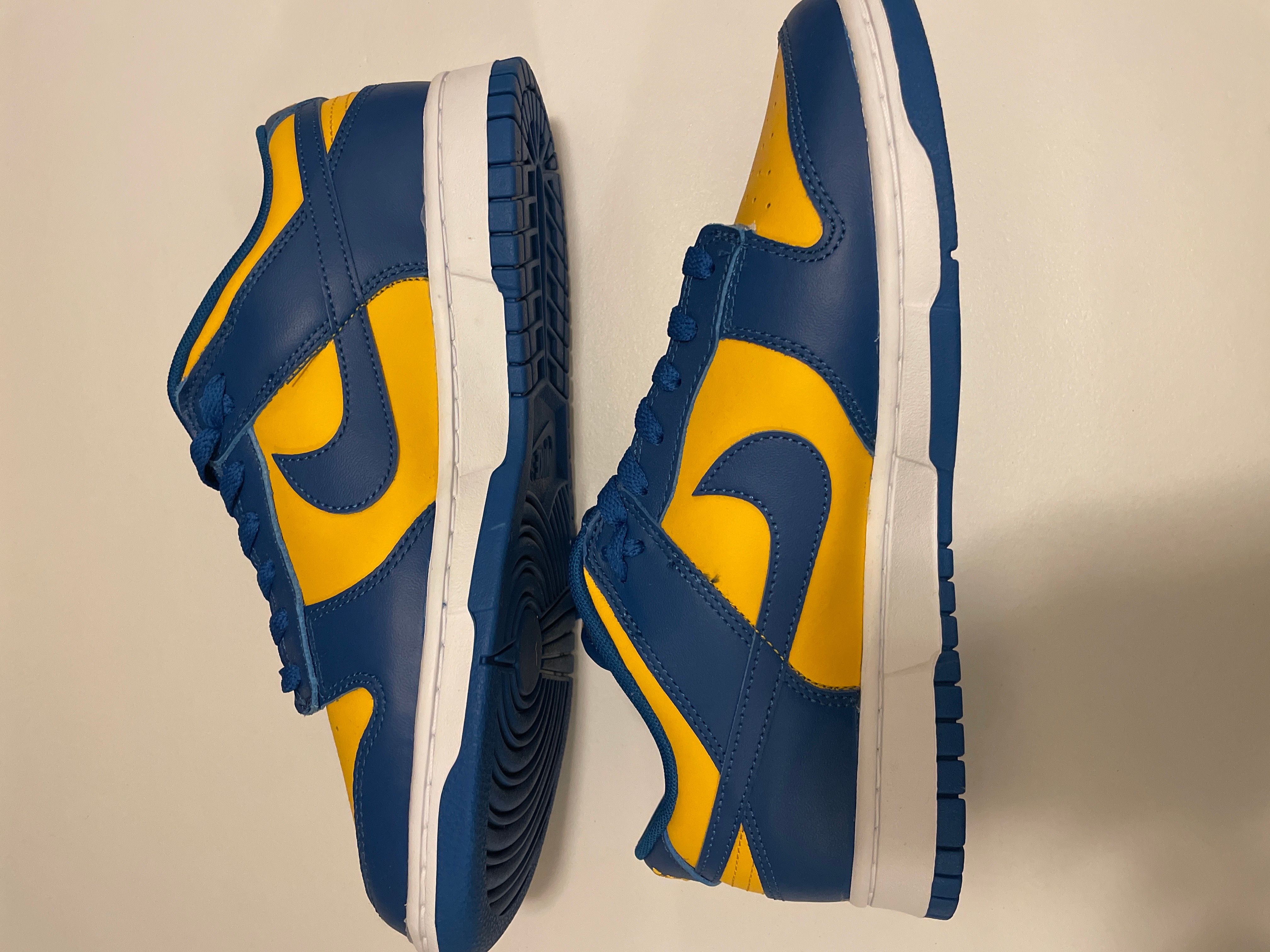 Nike Dunk Low "Blue Jay and University Gold"