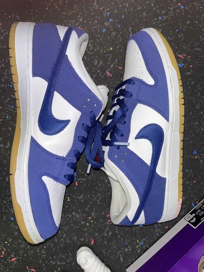 Nike SB Dunk Low "Los Angeles Dodgers/Deep Royal Blue"