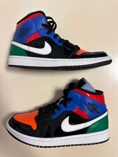 NIKE Women's AIR JORDAN 1 MID "PATENT BLEND"