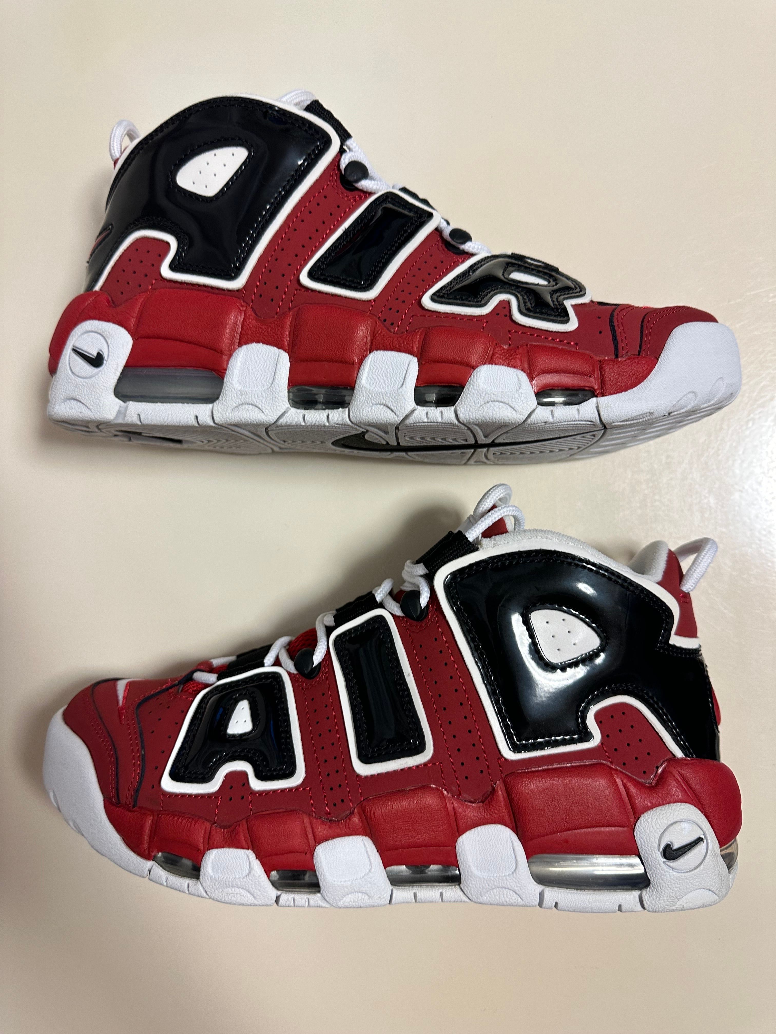 Nike Air More Uptempo ’96 "Black and Varsity Red" (2021) 
