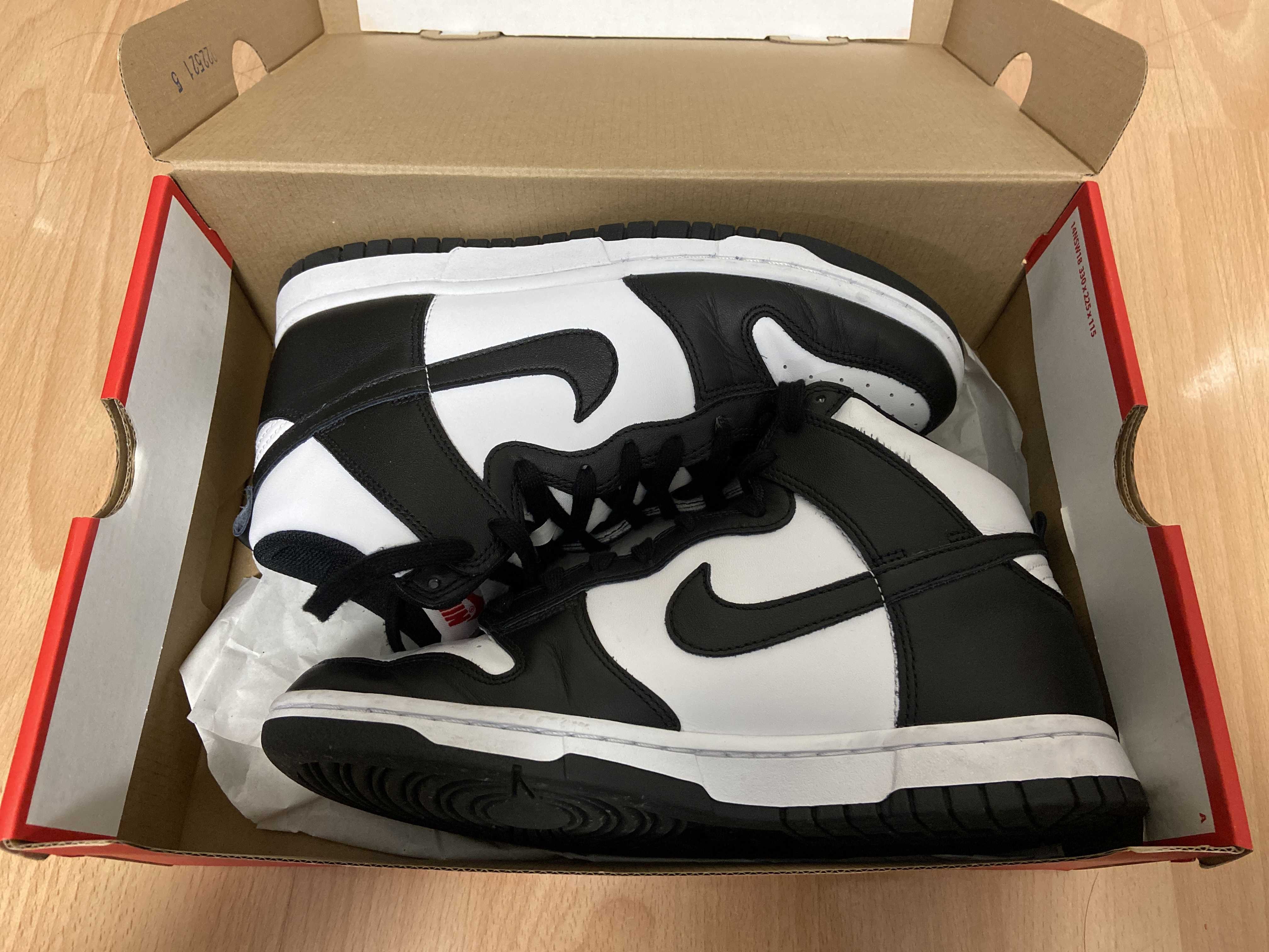 Nike Women's Dunk High "Black and White"