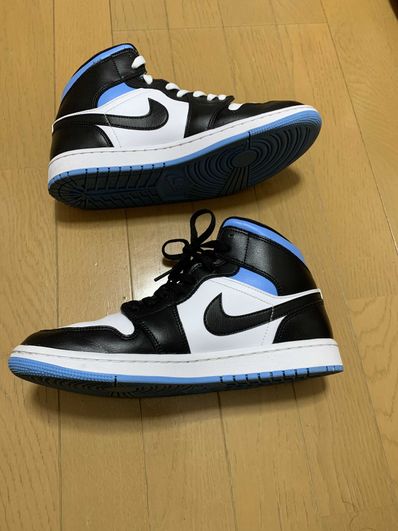 Nike Women's Air Jordan 1 Mid "Black/University Blue"
