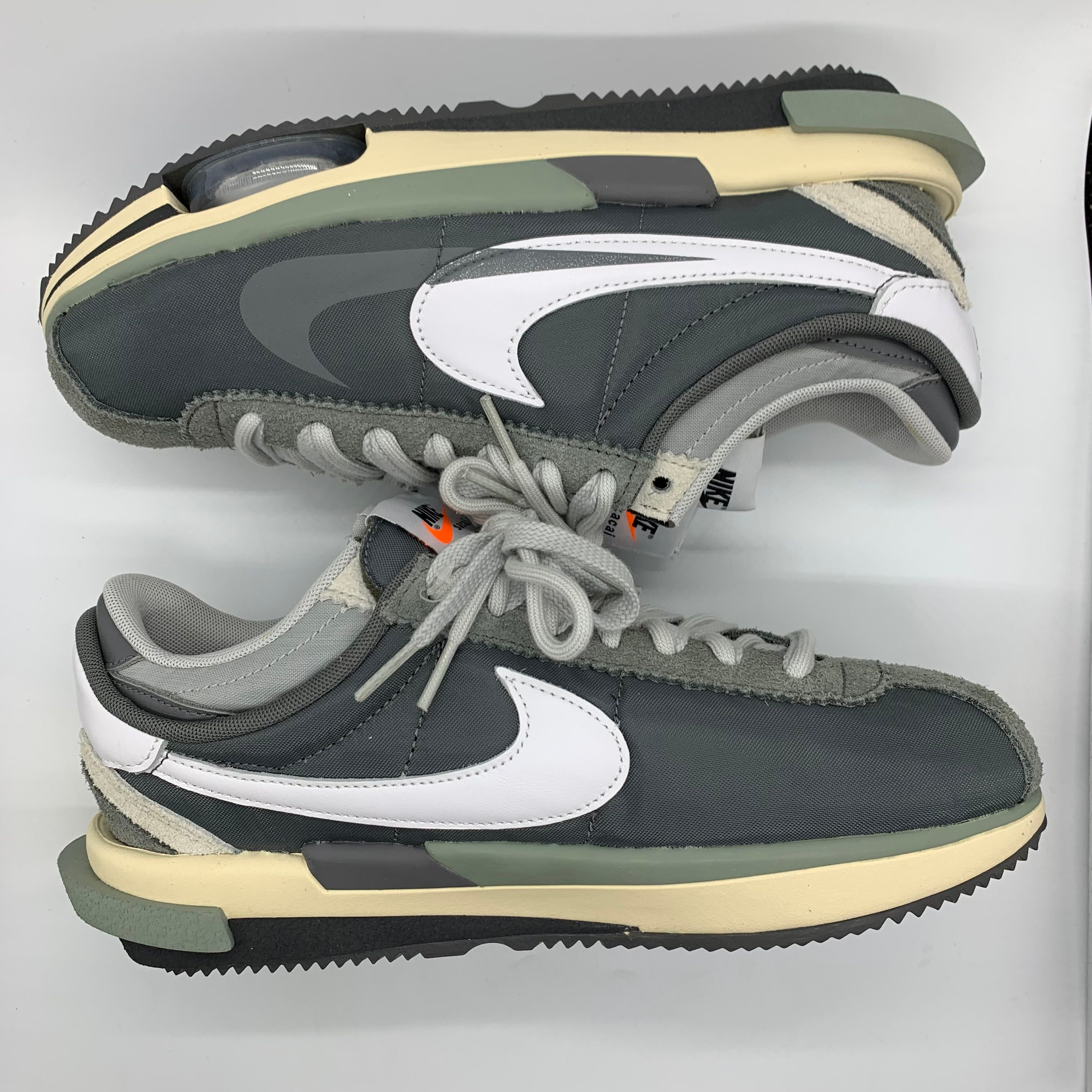 sacai × Nike Zoom Cortez "Iron Grey"