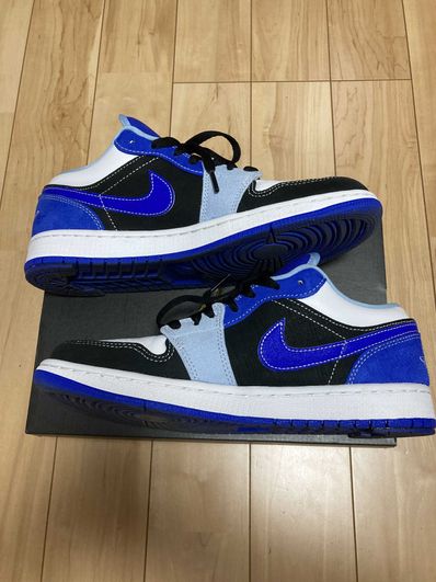 NIKE AIR JORDAN 1 LOW "WHITE/BLACK/BLUE"