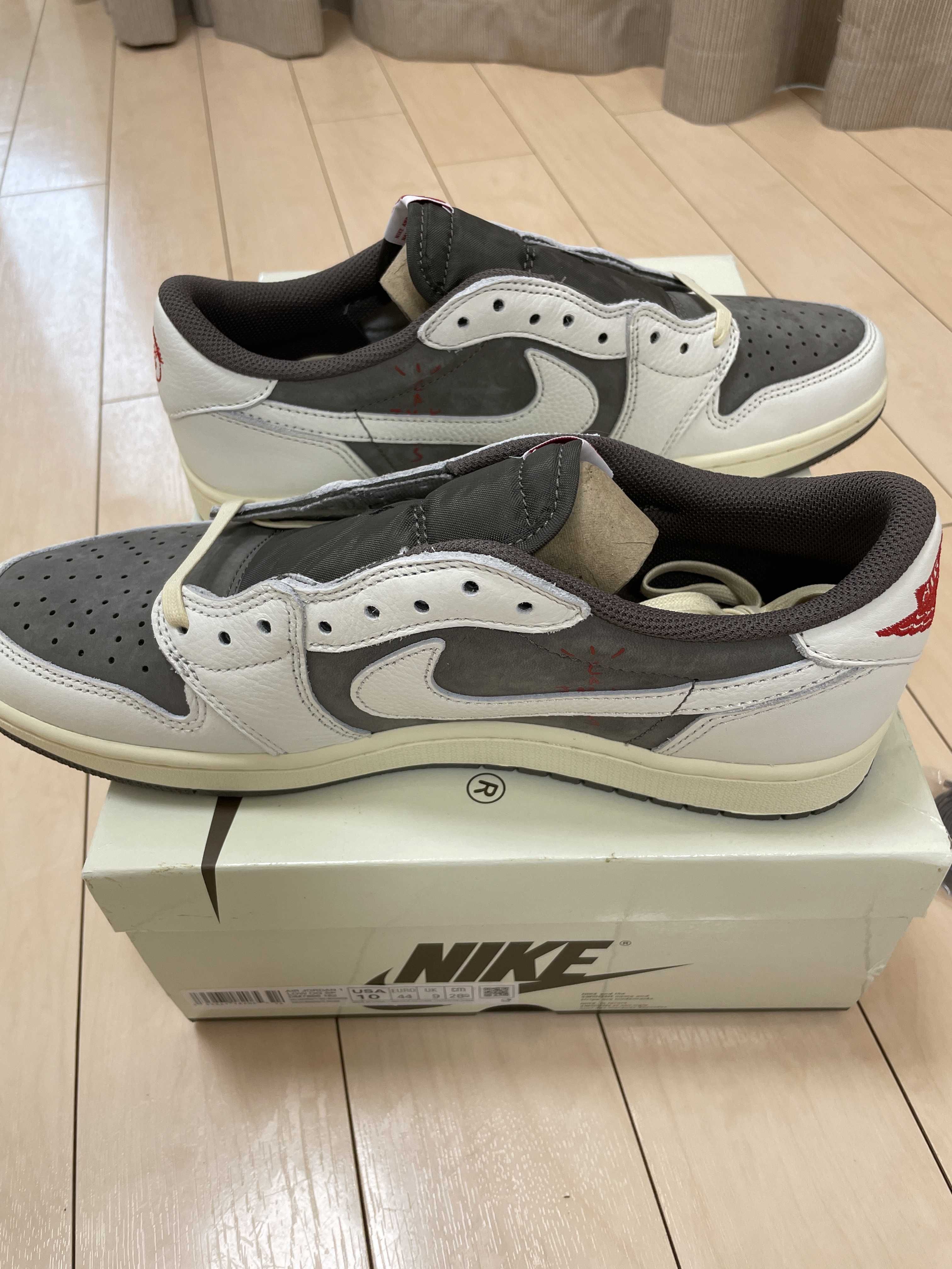 Travis Scott × Nike Air Jordan 1 Low OG SP "Reverse Mocha/Sail and Ridgerock"