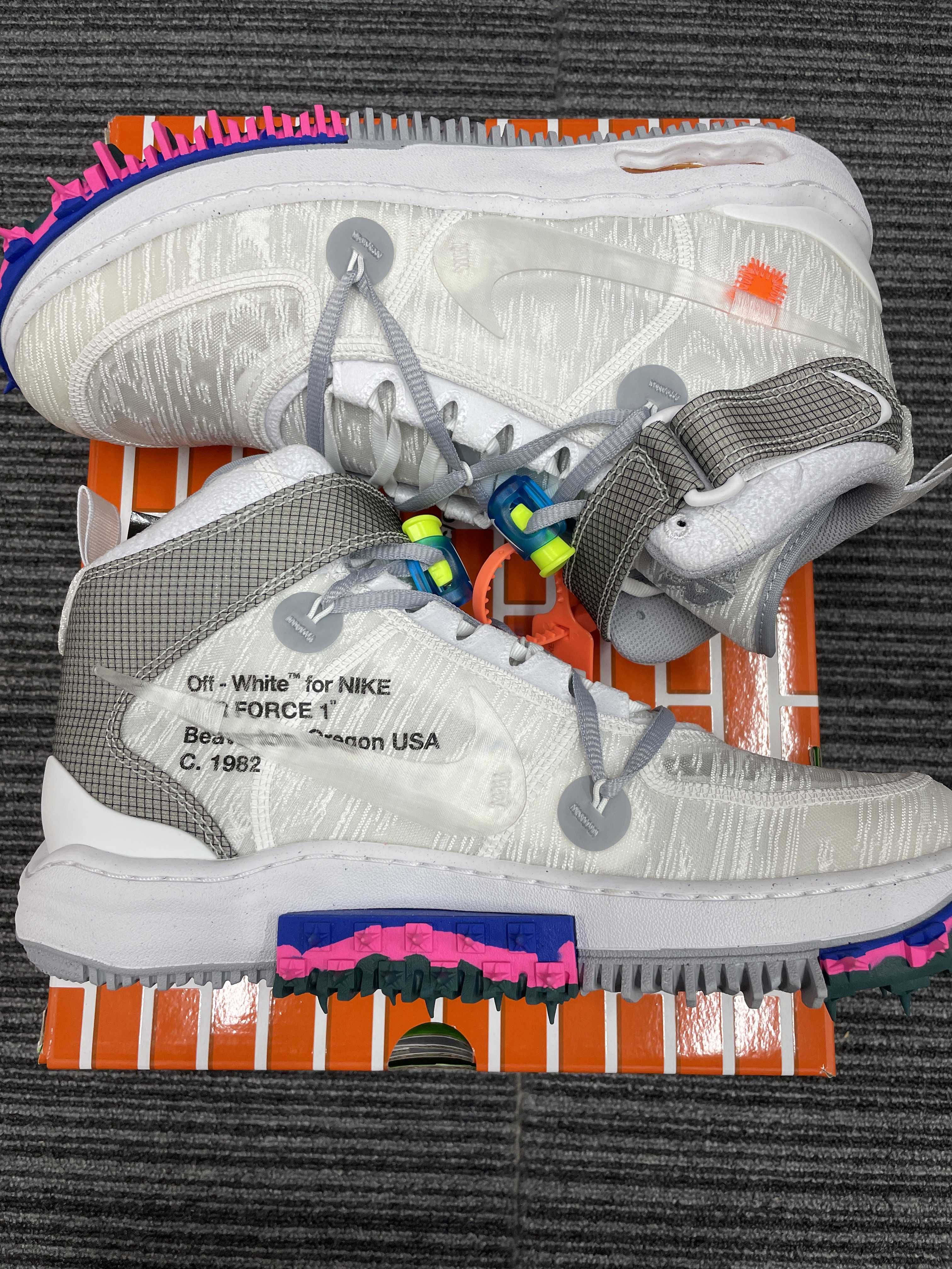 Off-White × Nike Air Force 1 Mid "White"