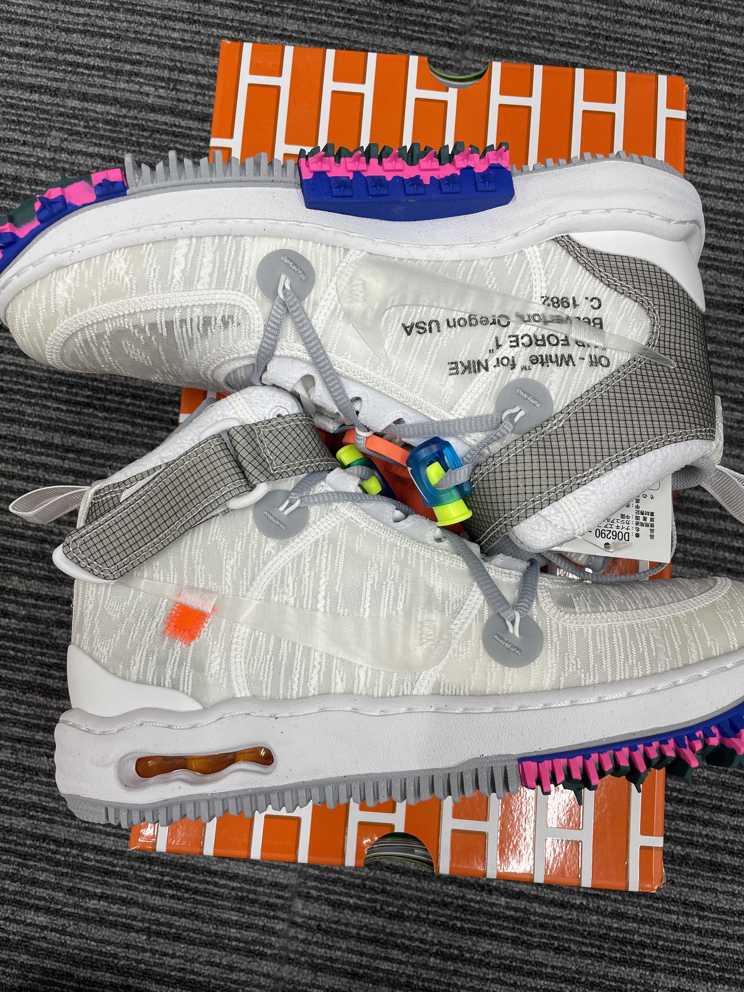 Off-White × Nike Air Force 1 Mid "White"