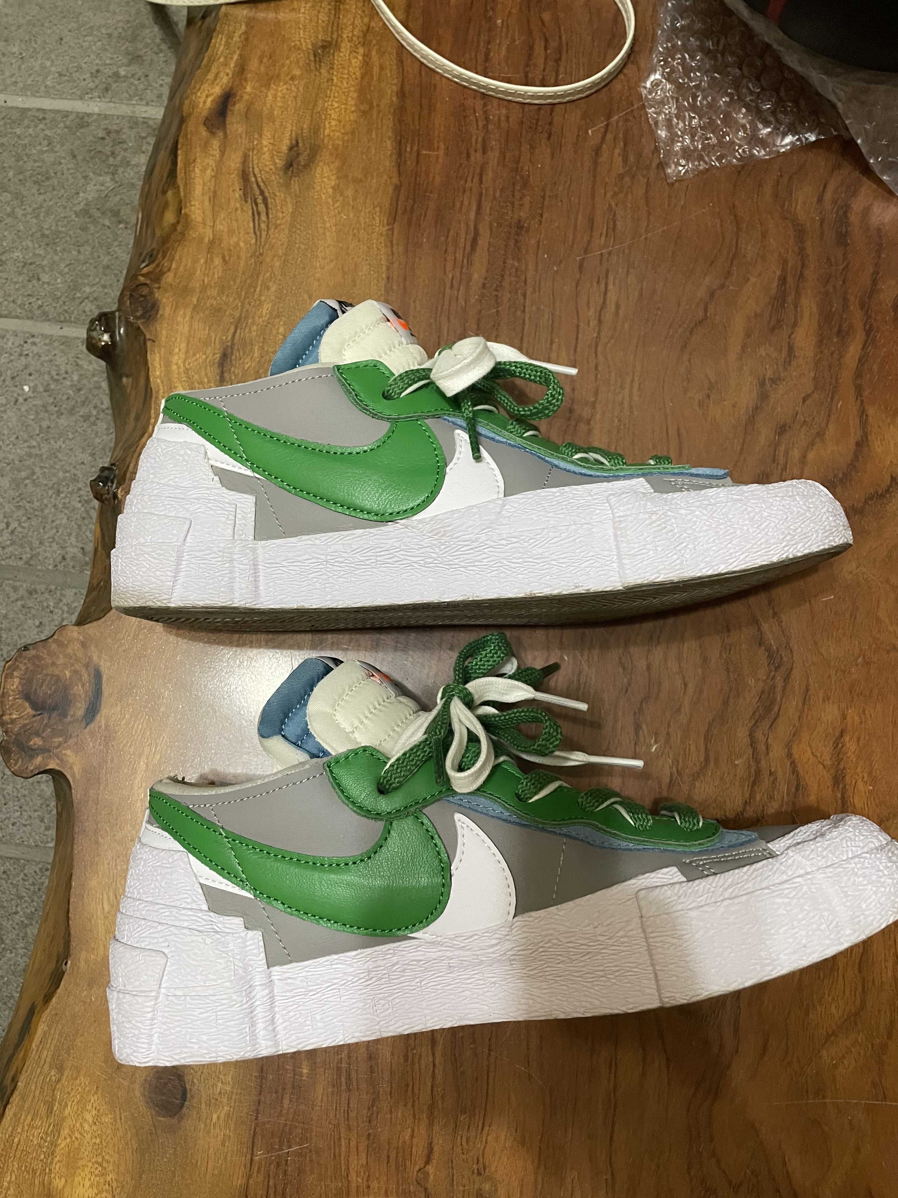 sacai × Nike Blazer Low "Classic Green"