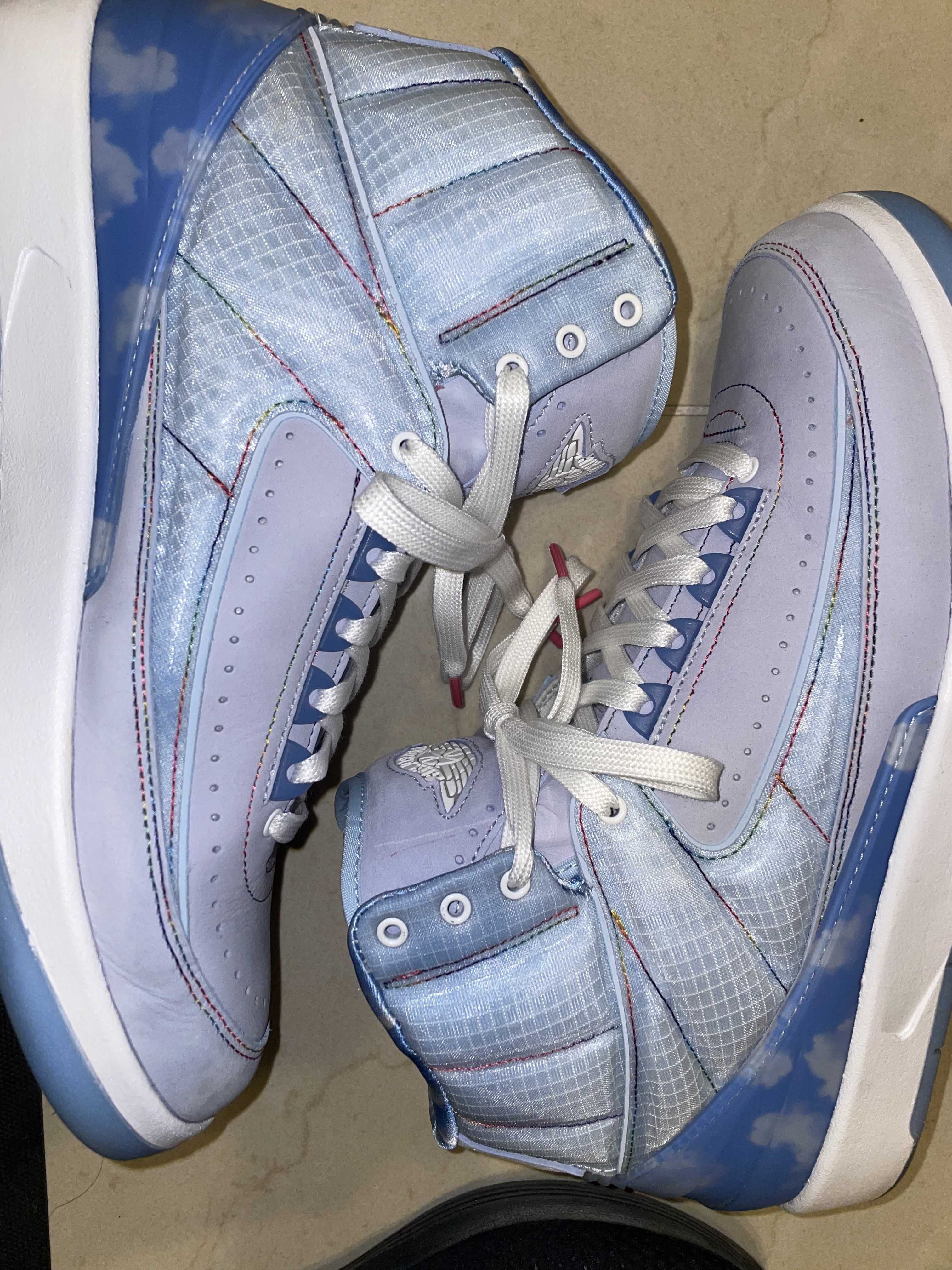 J Balvin × Nike Air Jordan 2 Retro SP "Celestine Blue/White/Multi Color"