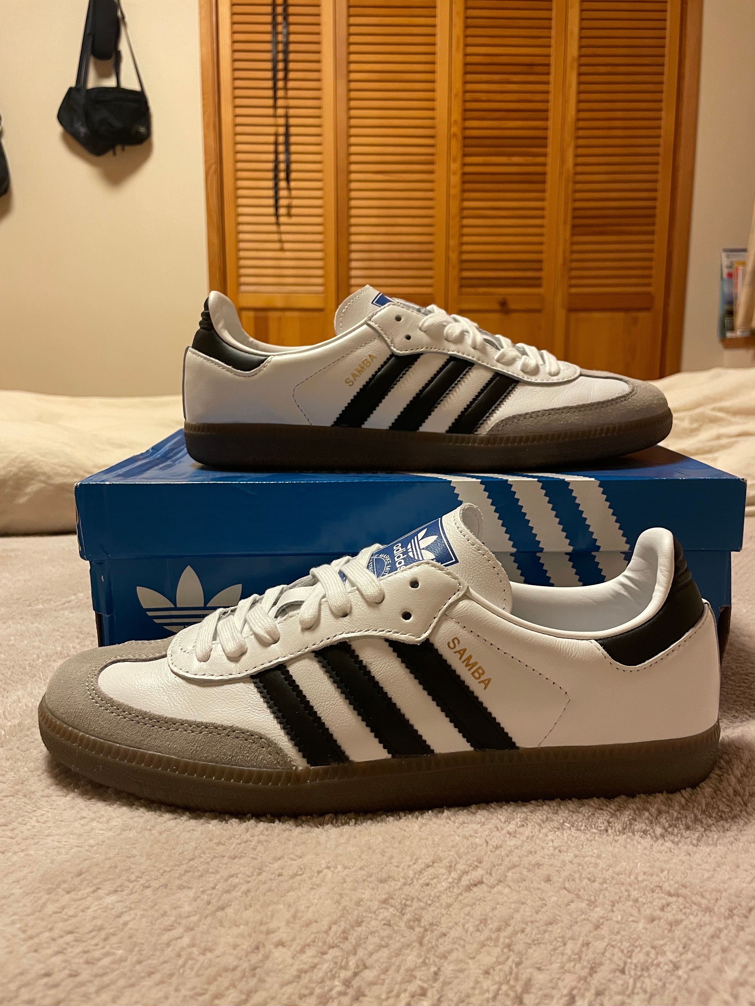 adidas Samba OG "Cloud White/Core Black/Clear Granite"