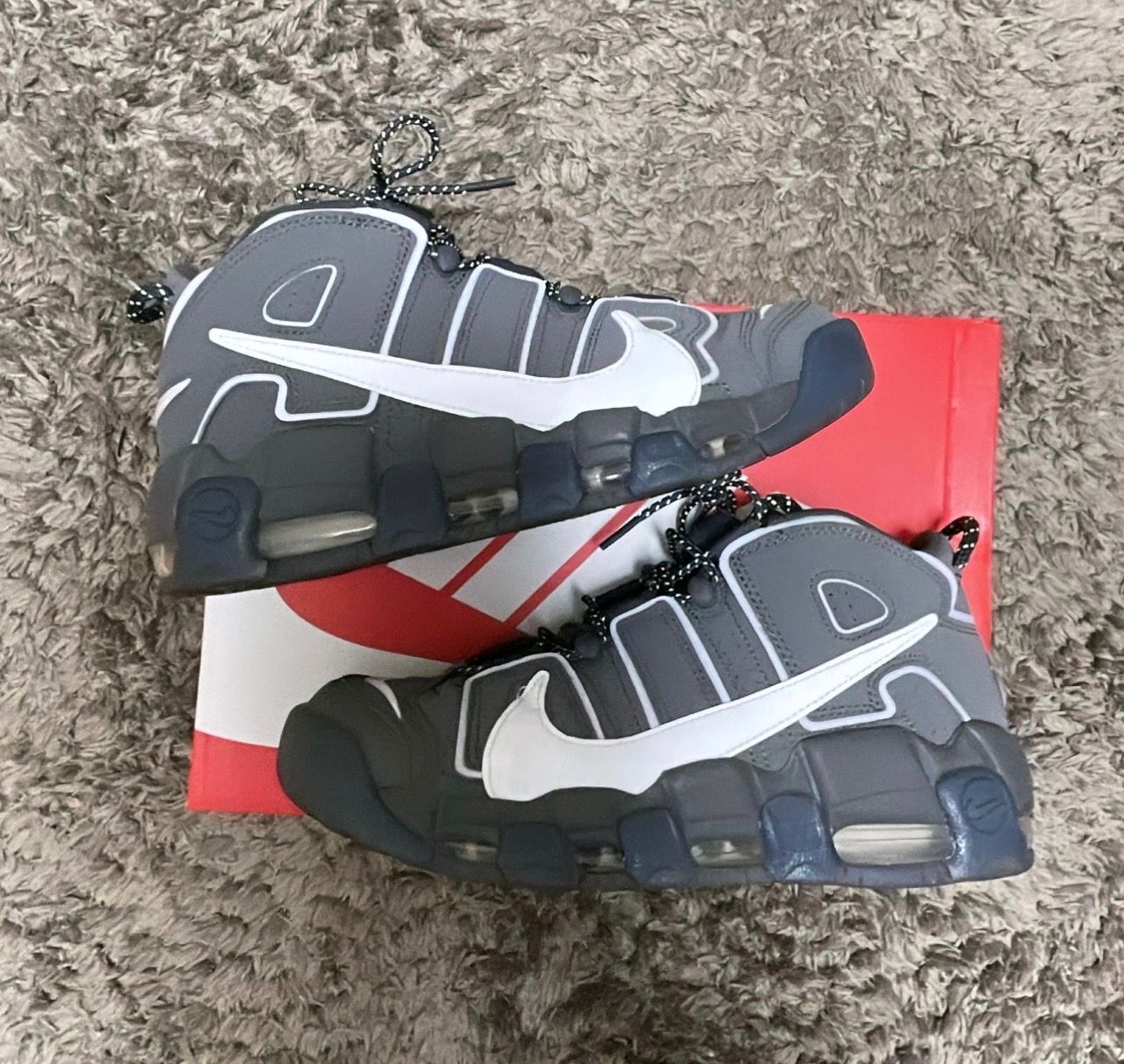 Nike Air More Uptempo Copy Paste "Iron Grey/White/Smoke Grey/Anthracite"