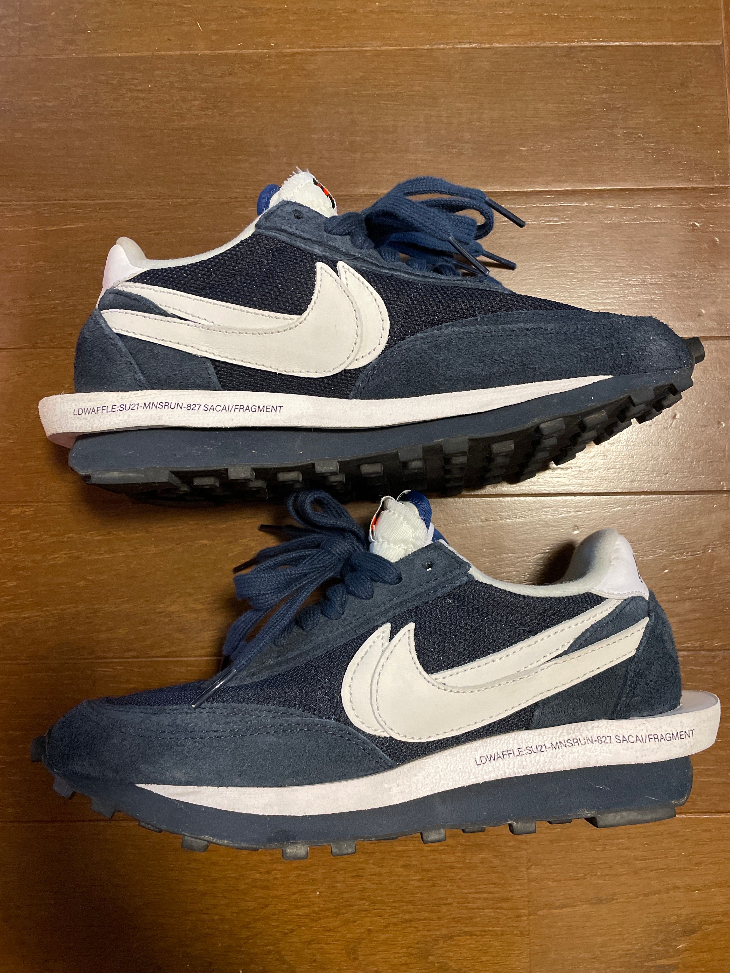 Fragment × sacai × Nike LD Waffle "Blackended Blue"