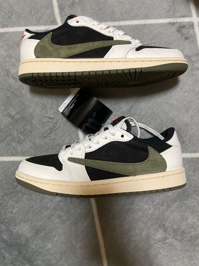 Travis Scott × Nike Women's Air Jordan 1 Low OG "Medium Olive"