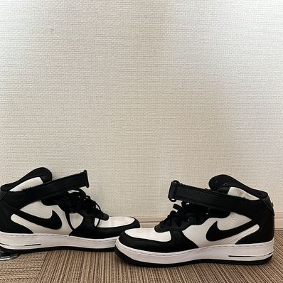 Stussy × Nike Air Force 1 Mid "Black and Light Bone"