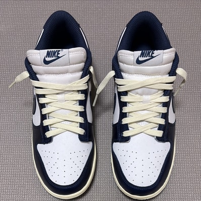 Nike Women's Dunk Low PRM "Midnight Navy and White"