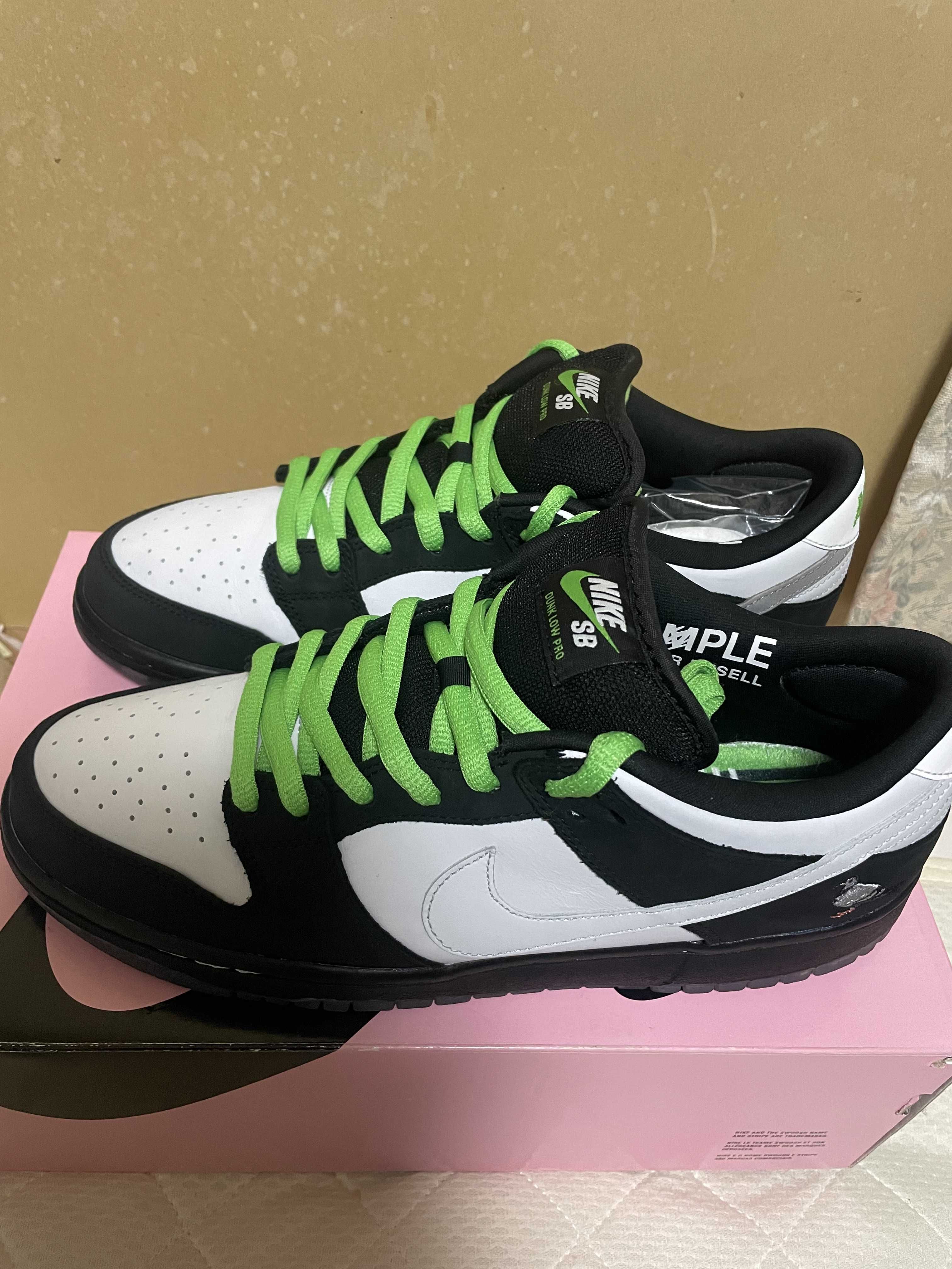 STAPLE × Nike SB Dunk Low "Pigeon Black/White"