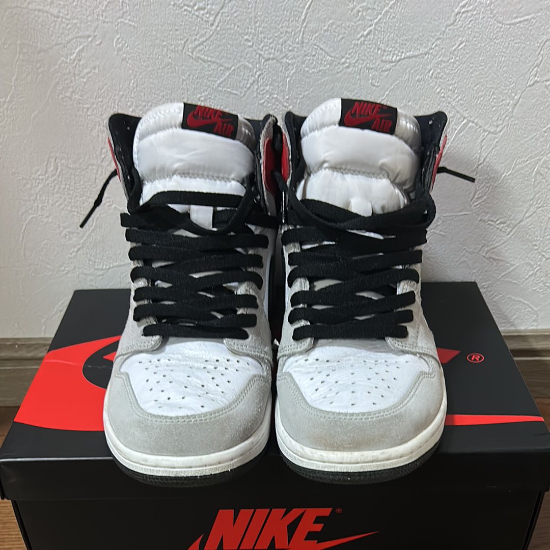 Nike Air Jordan 1 High OG "White/Black/Light Smoke Grey"