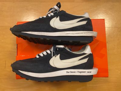 Fragment × sacai × Nike LD Waffle "Blackended Blue"