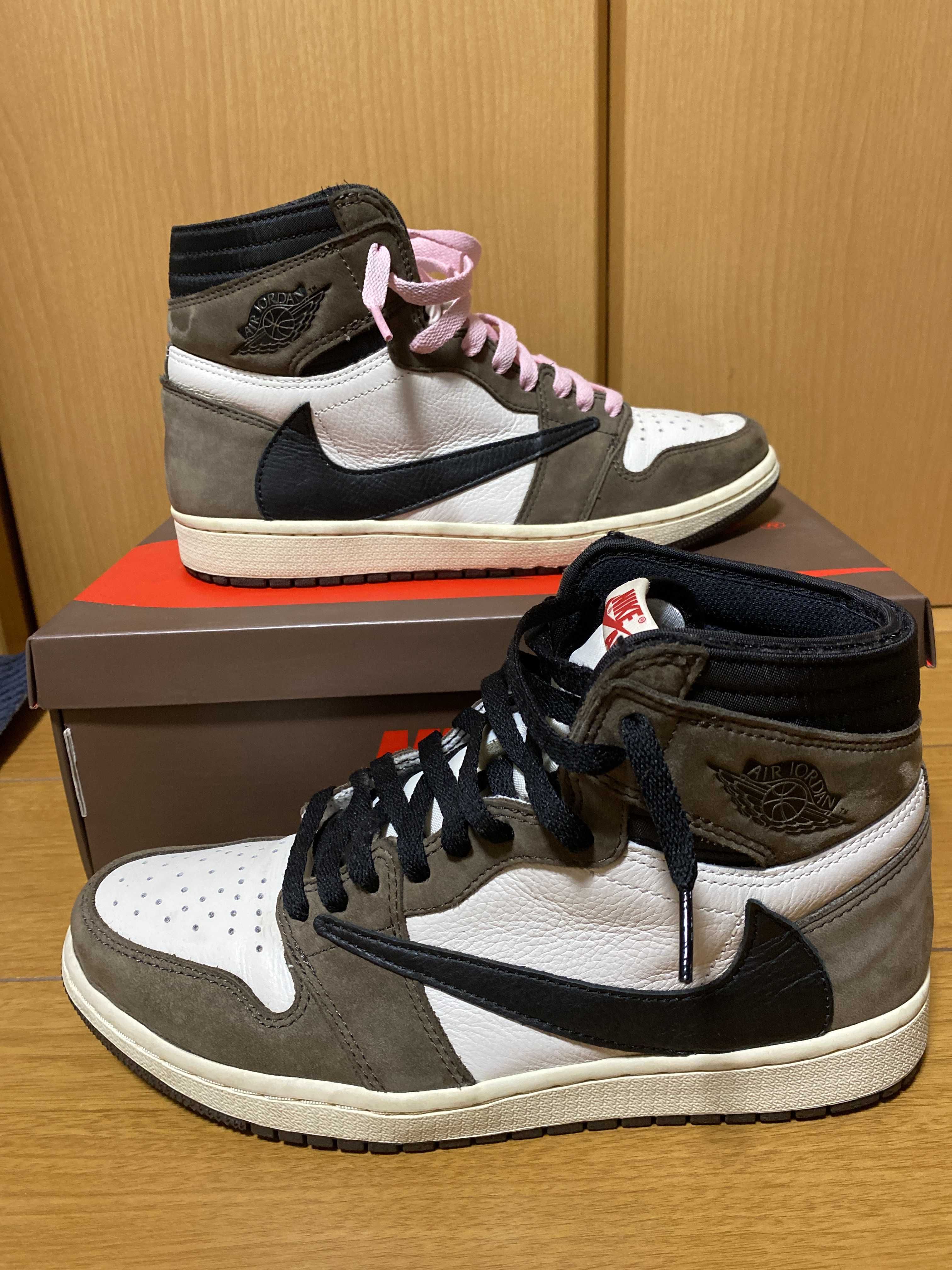 Travis Scott × Nike Air Jordan 1 Retro High OG TS SP "Sail/Dark Mocha"