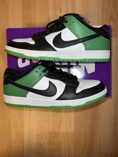 Nike SB Dunk Low Pro "Black and Classic Green"