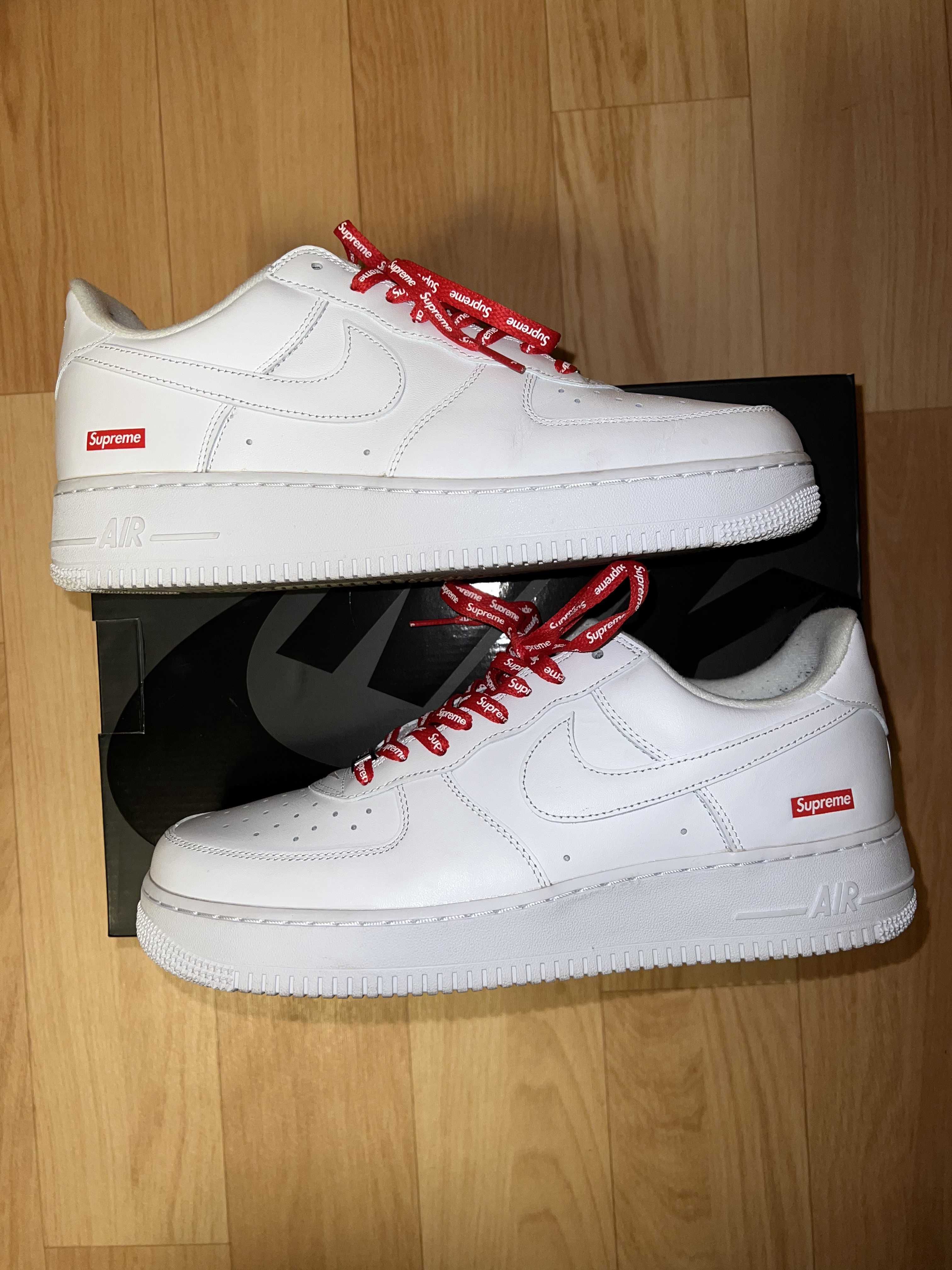 Supreme × Nike Air Force 1 Low "White"