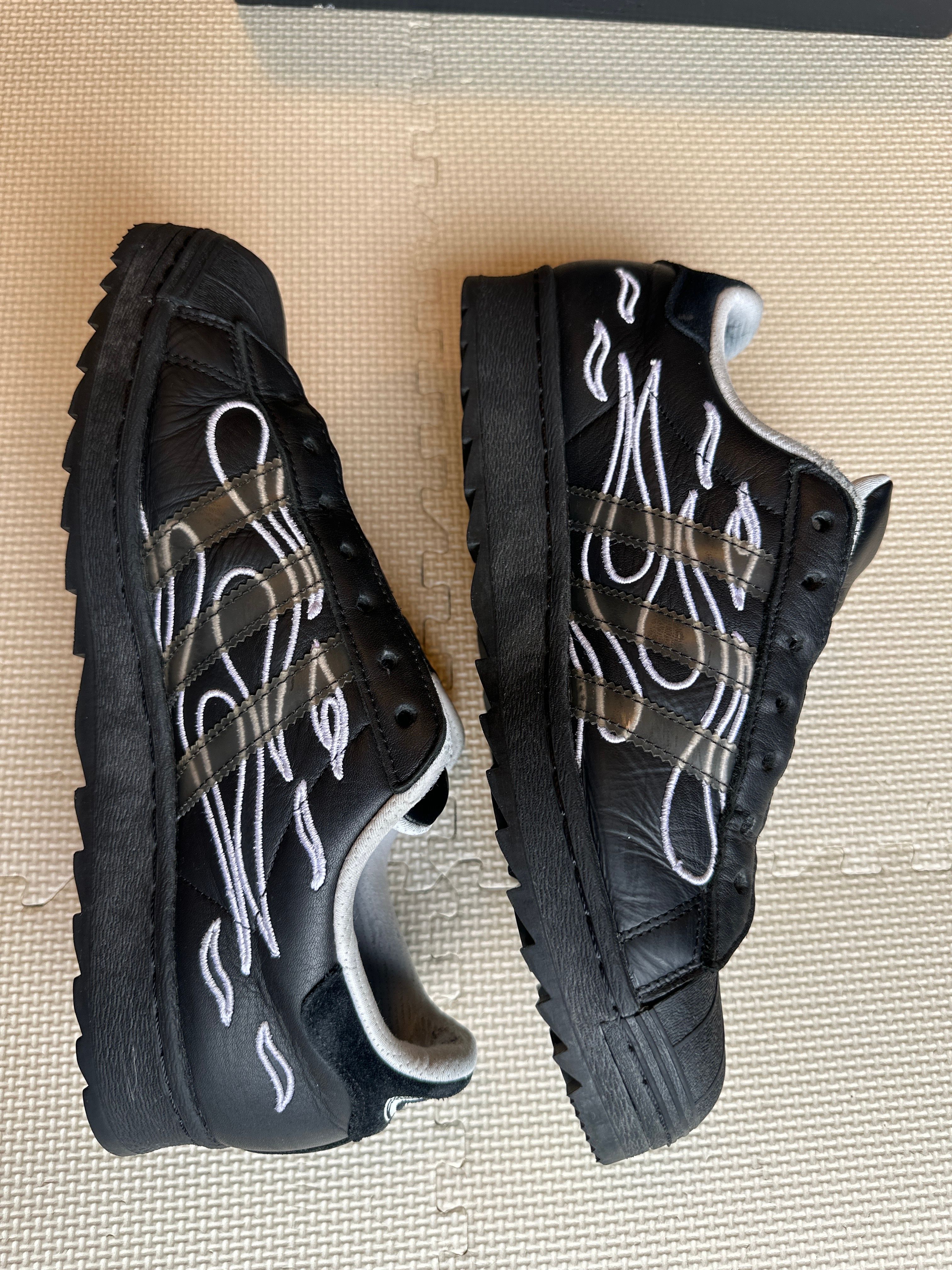 No Sleep Rave Club × adidas Superstar Ripple "Core Black/Footwear White"