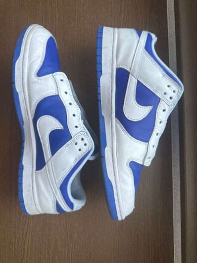 Nike Dunk Low Retro "Racer Blue and White"