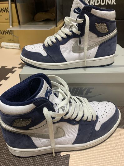 Nike Air Jordan 1 High OG CO.JP "White/Midnight Navy" (2020)(ブリーフケースなし)