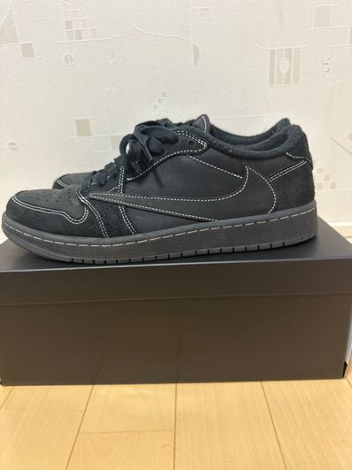 Travis Scott × Nike Air Jordan 1 Low OG SP "Black Phantom"