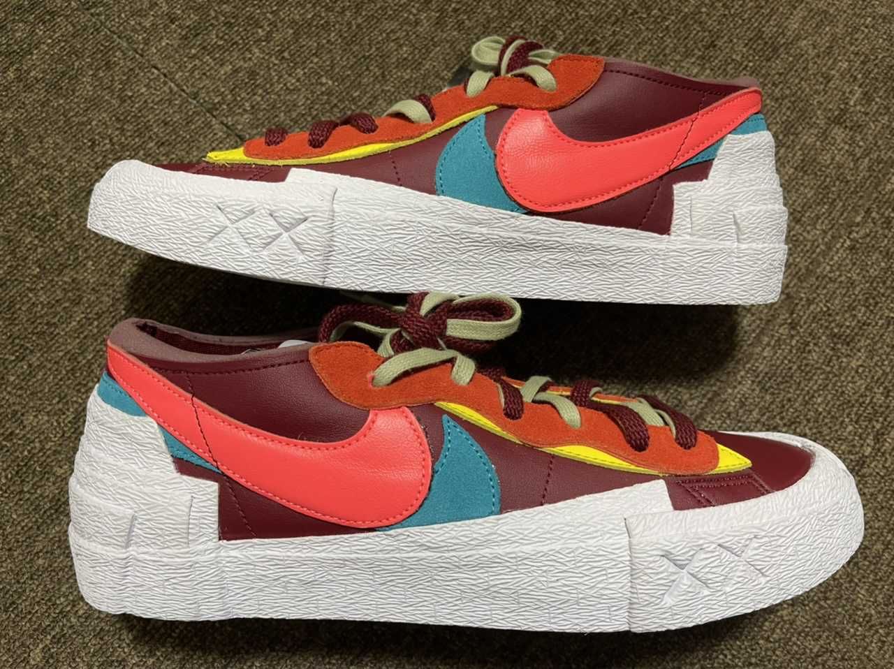 KAWS × sacai × Nike Blazer Low "Team Red"