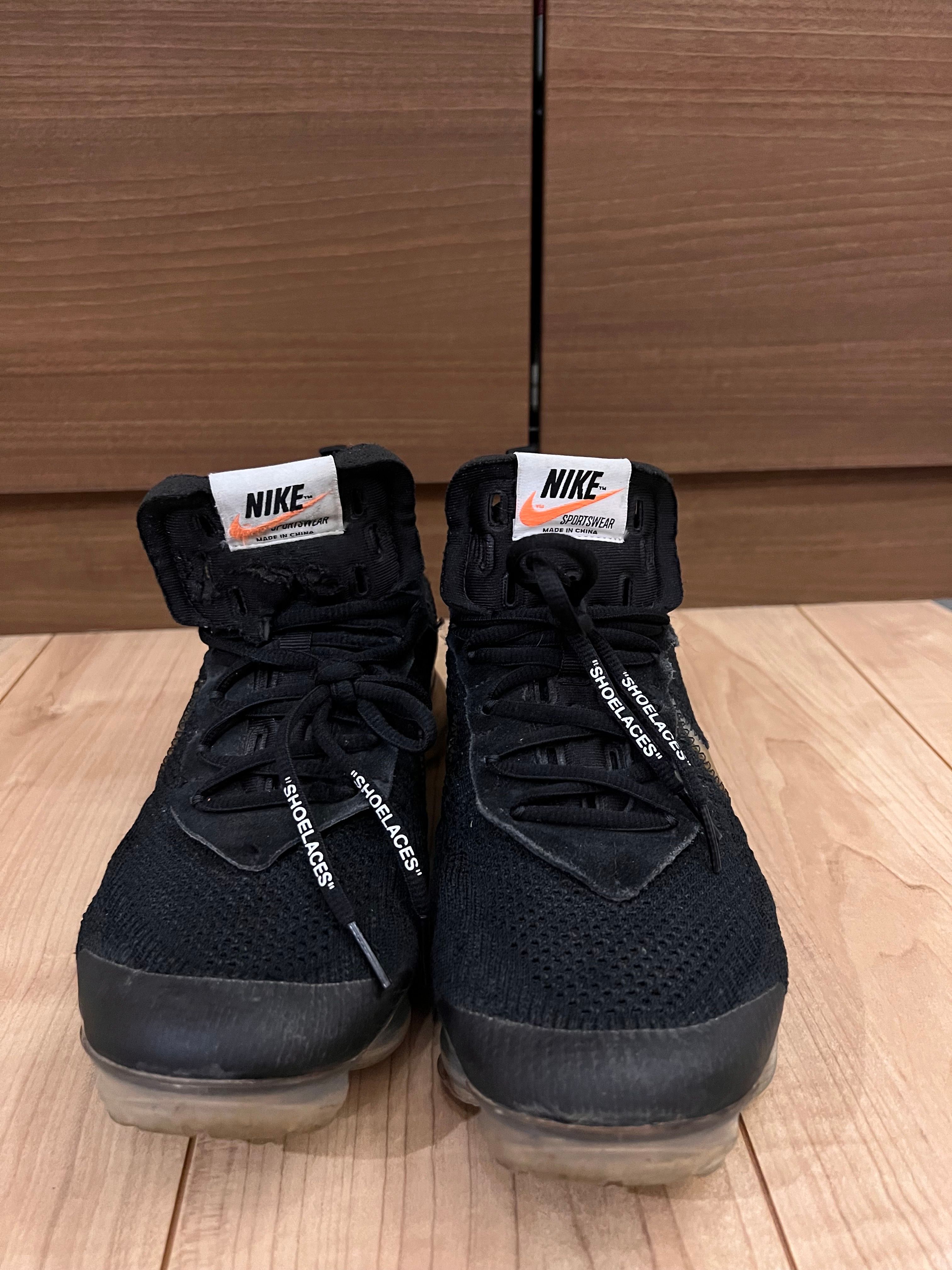 Off-White × Nike Air Vapormax "Black/Total Orange/Clear"
